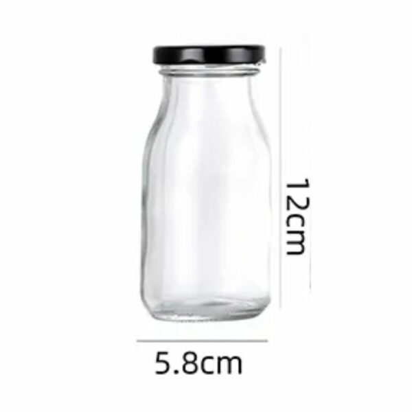 100 ML Clear Milk Glass Bottle 1