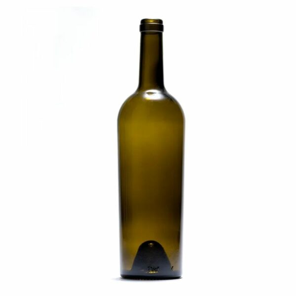750 ML Amber Glass Liquor Bottle 1